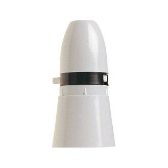 Dencon 1415P 1/2" Switched Lampholder White, T1 Long Skirt to BSEN/IEC61184