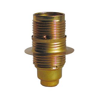 Dencon 7175P SES Brass Lampholder with Earth