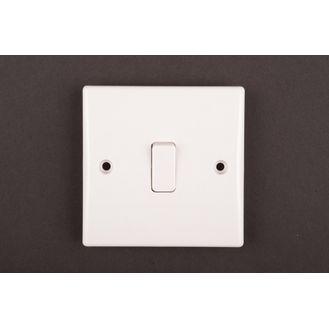 Dencon BP3402STV Slimline 10A 1G 2way Switch to BS3676