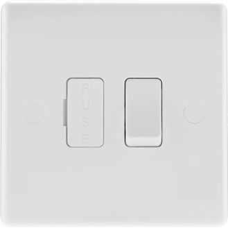 Nexus MWA 850-01 Moulded White 13 Amp Switched And Fused