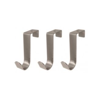 Headbourne HR3146D 3 Polished Chrome Over The Door Hooks