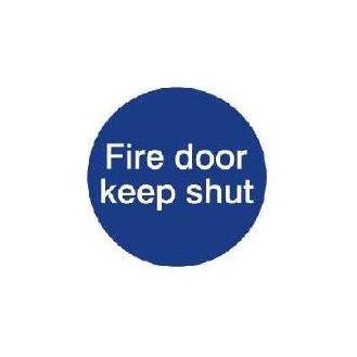 House Nameplate Co Fire Door Keep Shut
