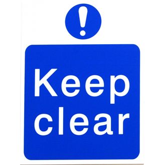 House Nameplate Co Keep Clear
