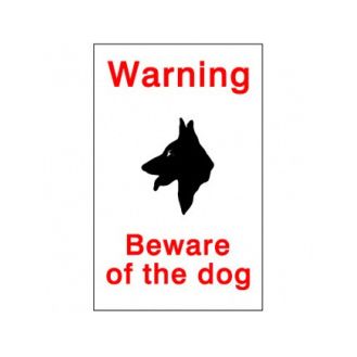 House Nameplate Co SAV19 Beware Of The Dog