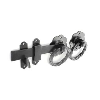 Securit S5137 Twisted Ring Gate Latch Black