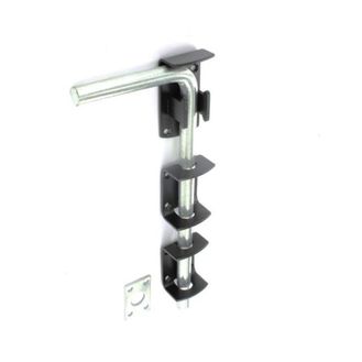 Securit Garage Door Bolt Black