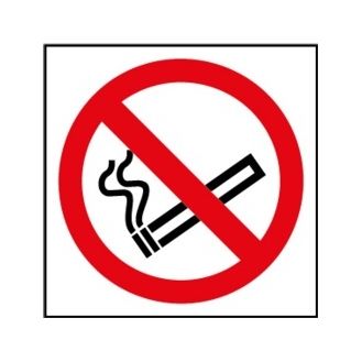 Securit SMT913 Smiths Smt913 No Smoking Symbol Sign 100x100mm