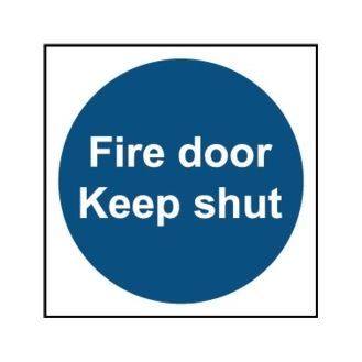 Securit SMT915 Smiths Smt915 Fire Door Keep Sign 100mmx100mm