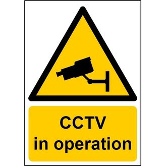 Securit SMT918 Smiths Smt918 Cctv In Operation Sign 148mmx210mm