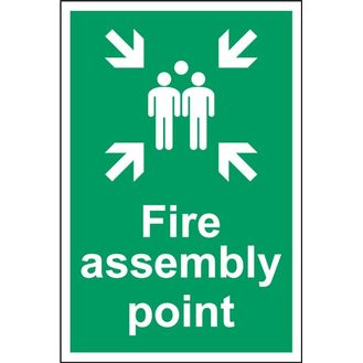 Securit SMT922 Smiths Smt922 Fire Assembly Point Sign 200x300mm