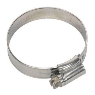 Sealey SHCSS1X Hose Clip Stainless Steel &amp;#8709;35-51mm Pack of 10