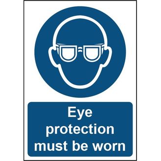 Securit SMT955 Smiths Smt955 Eye Protection Must Be Worn Sign