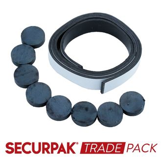 Securpak Trade Pack T10060 Magnets &amp; Magnetic Strip Set