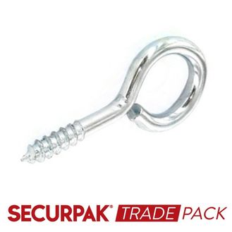 Securpak Trade Pack T10104 Vine Eye Zinc Plated 75mmx12
