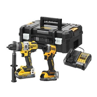 DEWALT DCK2052H1 Twin Kit 18V 1 x 1.7Ah &amp; 1 x 5.0Ah Li-ion