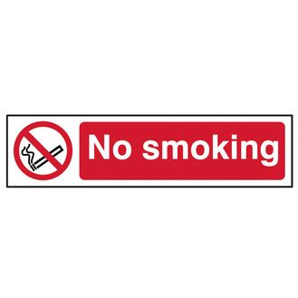 Scan Sign: No Smoking