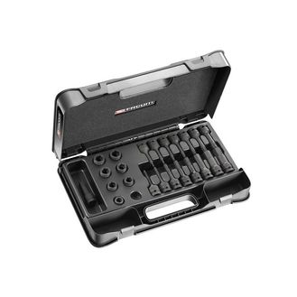 Facom 6-Point Stubby Impact Socket Set 1/2in SQDR, 23 Piece