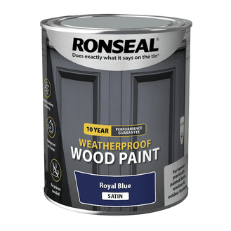 Ronseal 10 Year Weatherproof Wood Paint Satin 750ml