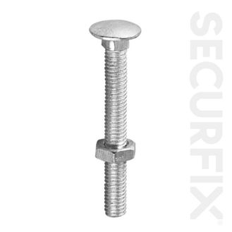 Securfix Trade Pack Carriage Bolt 10 Pack