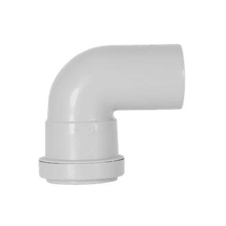 Davant Push Fit Swivel Bend 91 1/4 Deg Grey