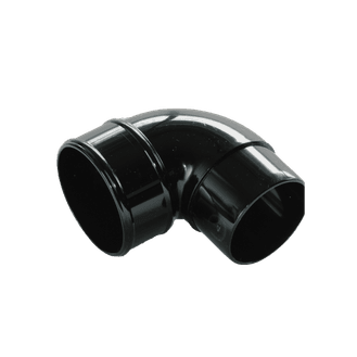 Kayflow RWRBB Rainwater 90 Degree Round Bend Black