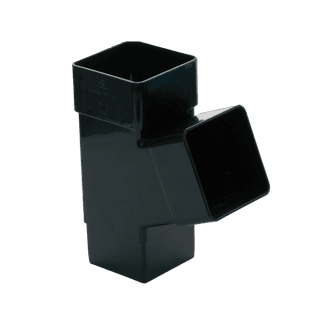 Kayflow RWSBRB Rainwater 112.5 Degree Square Branch Black