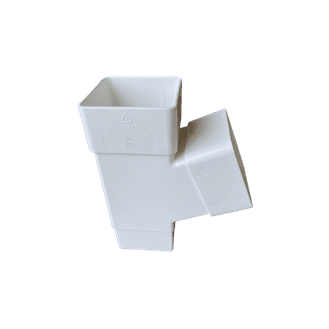 Kayflow RWSBRW Rainwater 112.5 Degree SquareBranch White