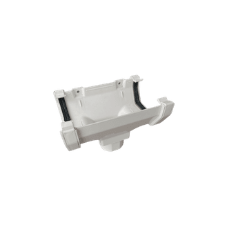 Kayflow RWSLROW Rainwater Square Running Outlet White