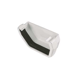 Kayflow RWSLSEEW Rainwater Square External Stop End White