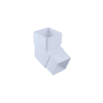 Kayflow RWSOBW Rainwater 112.5 Degree Square Offset Bend White