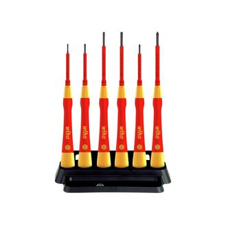 Wiha PicoFinish® SL/PH Fine VDE Screwdriver Set, 7 Piece