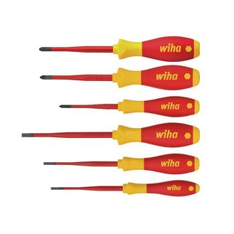 Wiha SoftFinish® electric SL/PH/PZS Screwdriver Set, 6 Piece