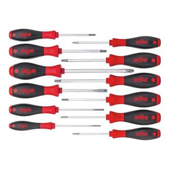Wiha SoftFinish® Screwdriver Set, 12 Piece