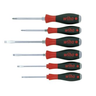 Wiha SoftFinish® SL/PH Hex Blade Screwdriver Set, 7 Piece