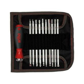 Wiha SYSTEM 6 SoftFinish® Interchangeable Screwdriver Set, 12 Piece