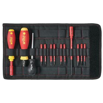 Wiha TorqueVario®-S electric Screwdriver Set, 14 Piece