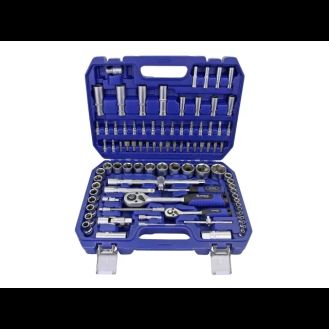 BlueSpot Tools 1/2in &amp; 1/4in Metric Socket Set, 94 Piece