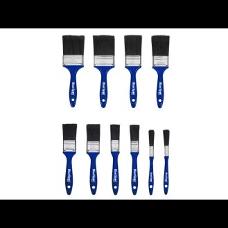 BlueSpot Tools Synthetic Workshop Paint Brush Set, 10 Piece