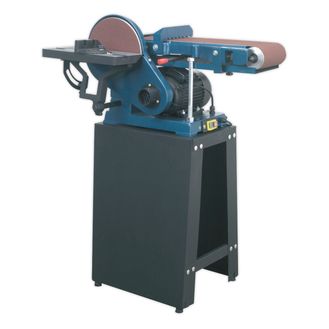 Sealey SM15 Belt/Disc Sander Floor Standing 1220 x 150mm/&amp;#8709;230mm