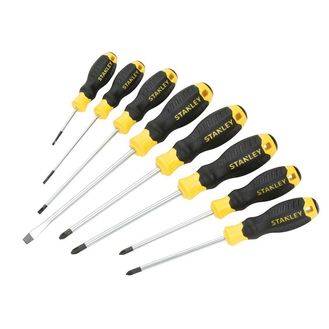 STANLEY® Cushion Grip Screwdriver Set, 8 Piece