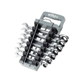 Wiha Ring Ratchet Spanner Set, 8 Piece