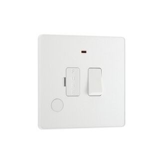 BG 13a Plastic Switched Fused Spur With LED