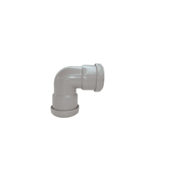 Davant Push Fit Knuckle 90° Bend Grey