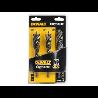 DEWALT EXTREME® Tri Flute Bit 3 Piece Set 152mm