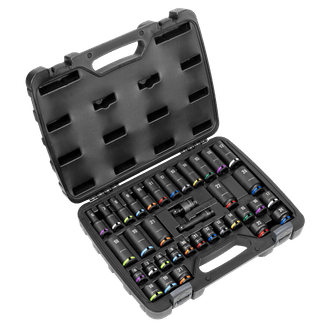 Sealey Impact Socket Set 3/8"Sq Drive 36pc AK5633M