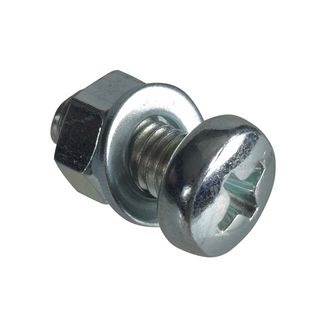 ForgeFix Machine Screws, Pozi, Pan Head, ZP