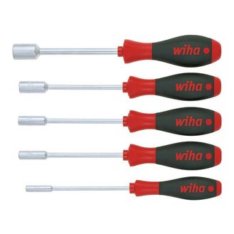Wiha SoftFinish® Hex Nut Driver Set, 5 Piece