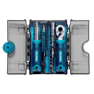 Eclipse EMS78PS 1/4" Square Dr Mini Socket &amp; Insert Set
