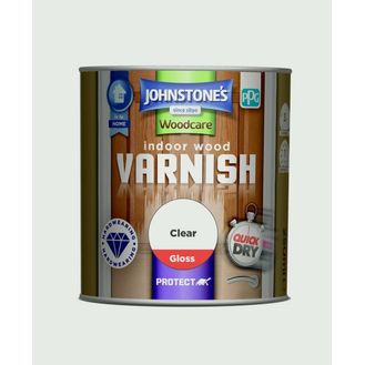 Johnstone's Indoor Wood Varnish - Clear Gloss