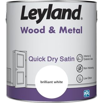 Leyland Wood &amp; Metal Quick Dry Satin 2.5L